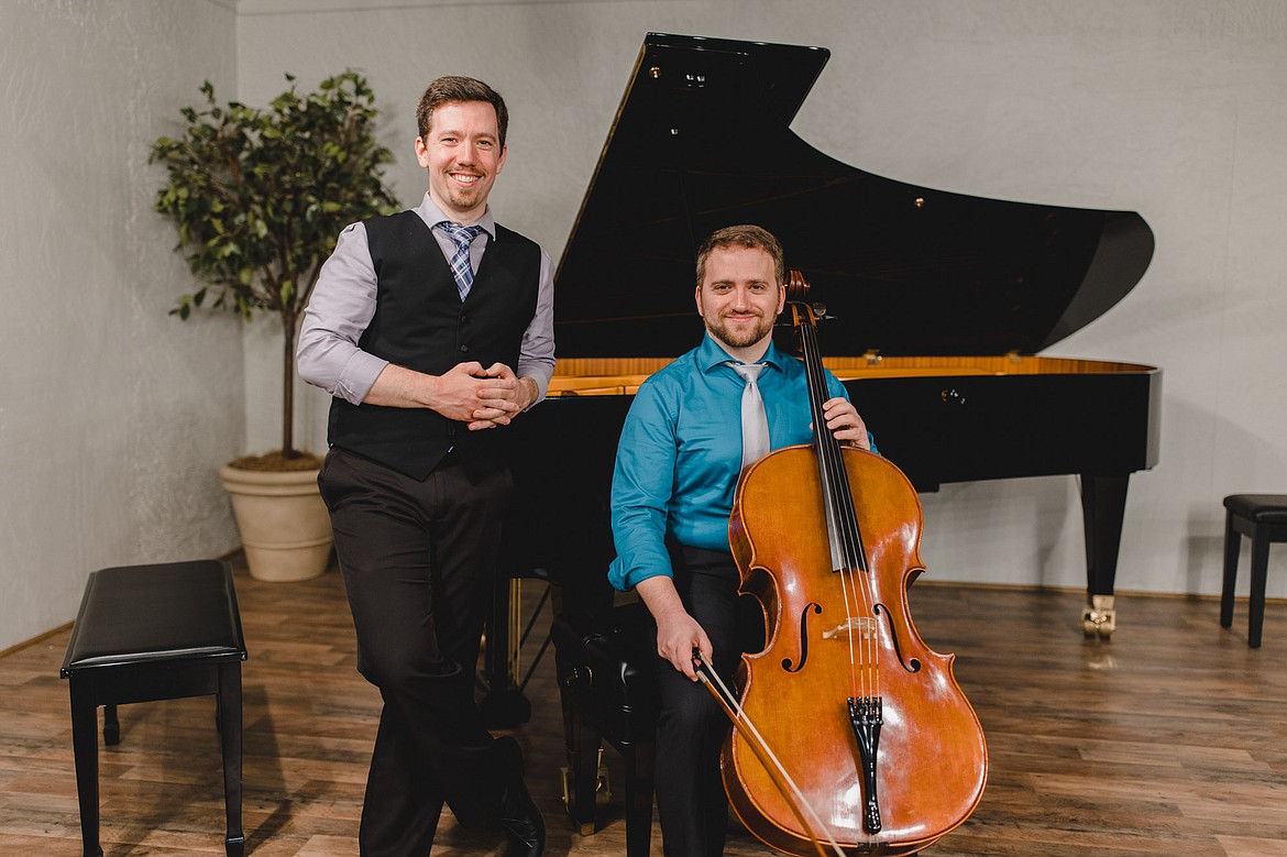 The Rice Brothers will play selections from the piano and cello repertoire when they appear in Moses Lake in November. It’s the second show of the season for the concert association.