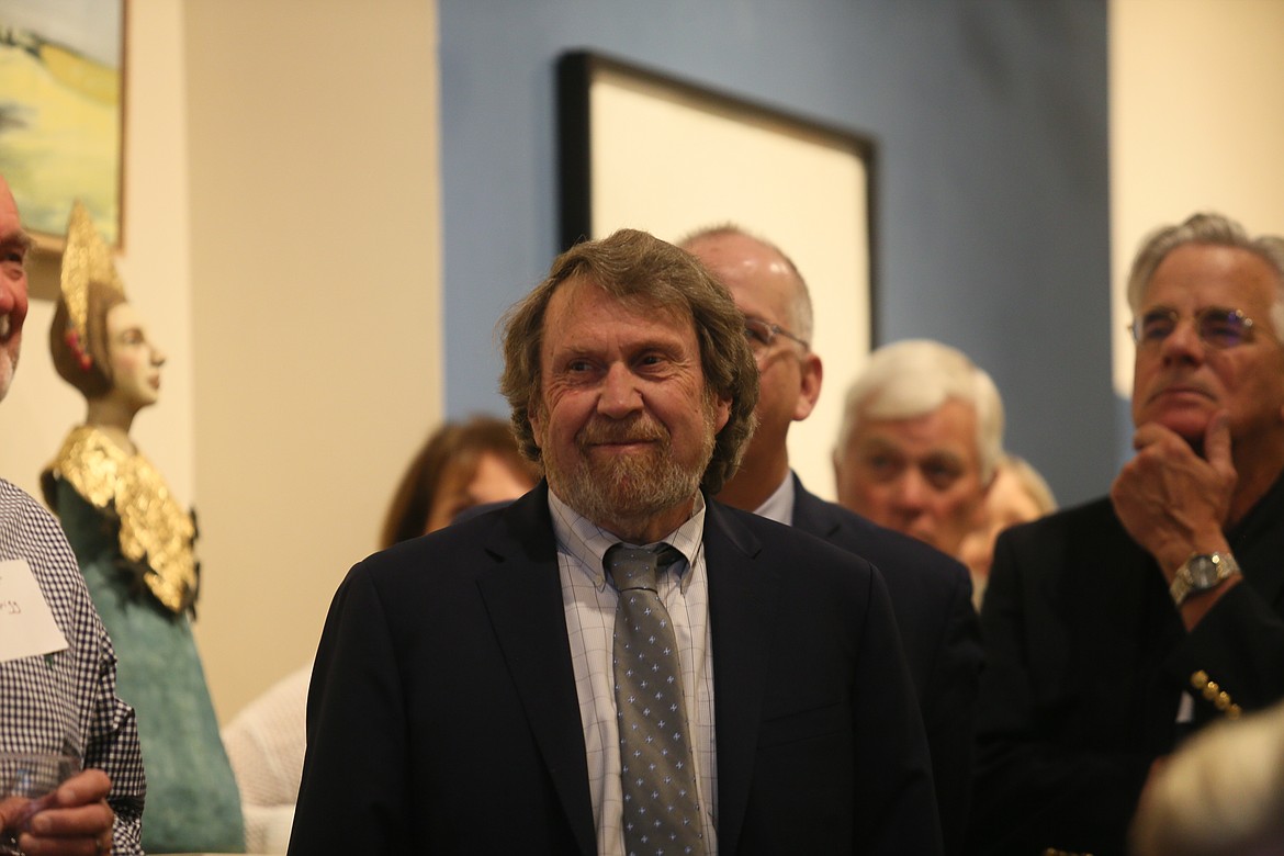 Bestselling author Daniel James Brown is seen Friday evening at the Art Spirit Gallery in Coeur d'Alene before delivering the keynote speech at the 18th annual North Idaho Distinguished Humanities Lecture at The Coeur d'Alene Resort.