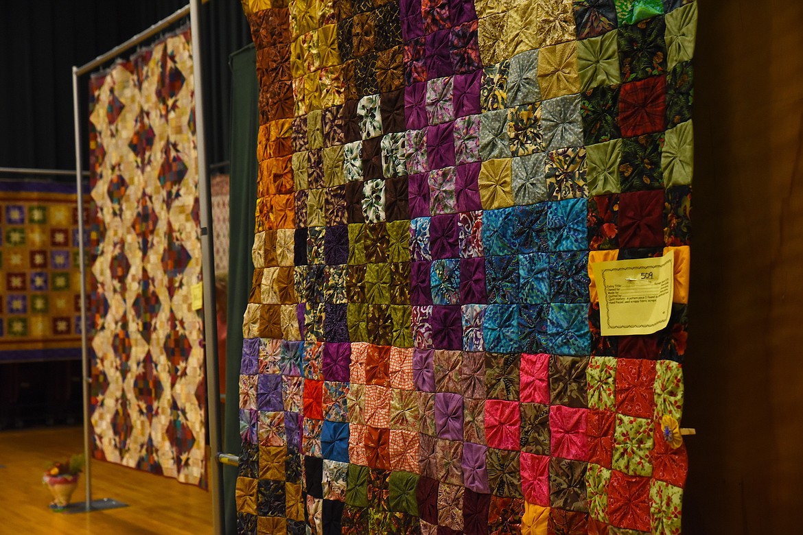 Kootenai Valley Quilt Guild hosted their annual quilt show this weekend at the Memorial Center in Libby. (Hannah Chumley/ The Western News)