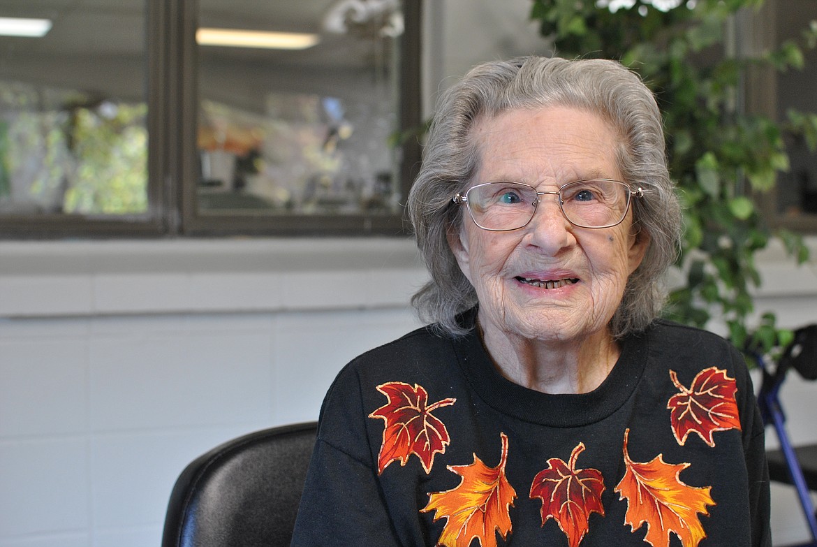 Though she may be small in stature, Nyla Prosser's alto voice was never one to fade into the background especially at events like the annual Superior Ecumenical Christmas Program. Each December Prosser would sing with the choir and typically do a solo hymn as well. Next week the singing will be done for Nyla as she turns 100 years old on September 19. (Amy Quinlivan/Mineral Independent)