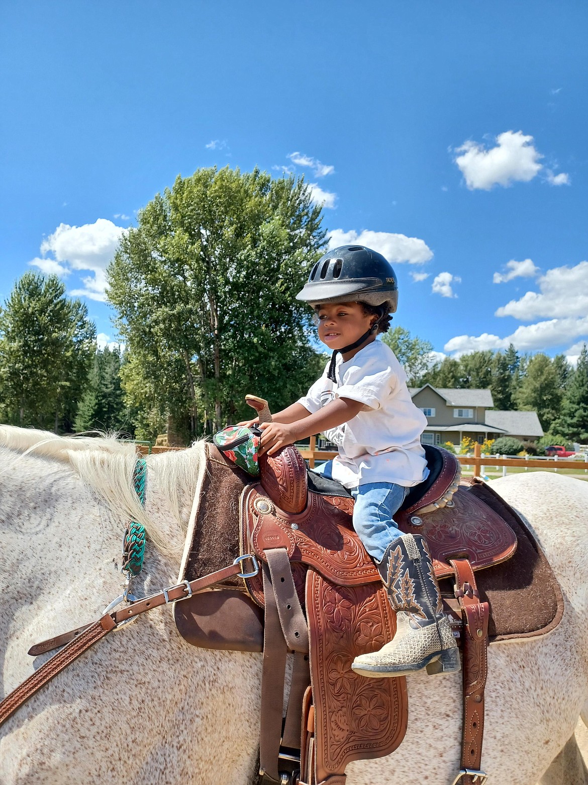 Christa Insley shared this Best Shot of a youngster out on a horseback ride. If you have a photo that you took that you would like to see run as a Best Shot or I Took The Bee send it to the Bonner County Daily Bee, P.O. Box 159, Sandpoint, Idaho, 83864; or drop them off at 310 Church St., Sandpoint. You may also email your pictures in to the Bonner County Daily Bee along with your name, caption information, hometown and phone number to news@bonnercountydailybee.com.