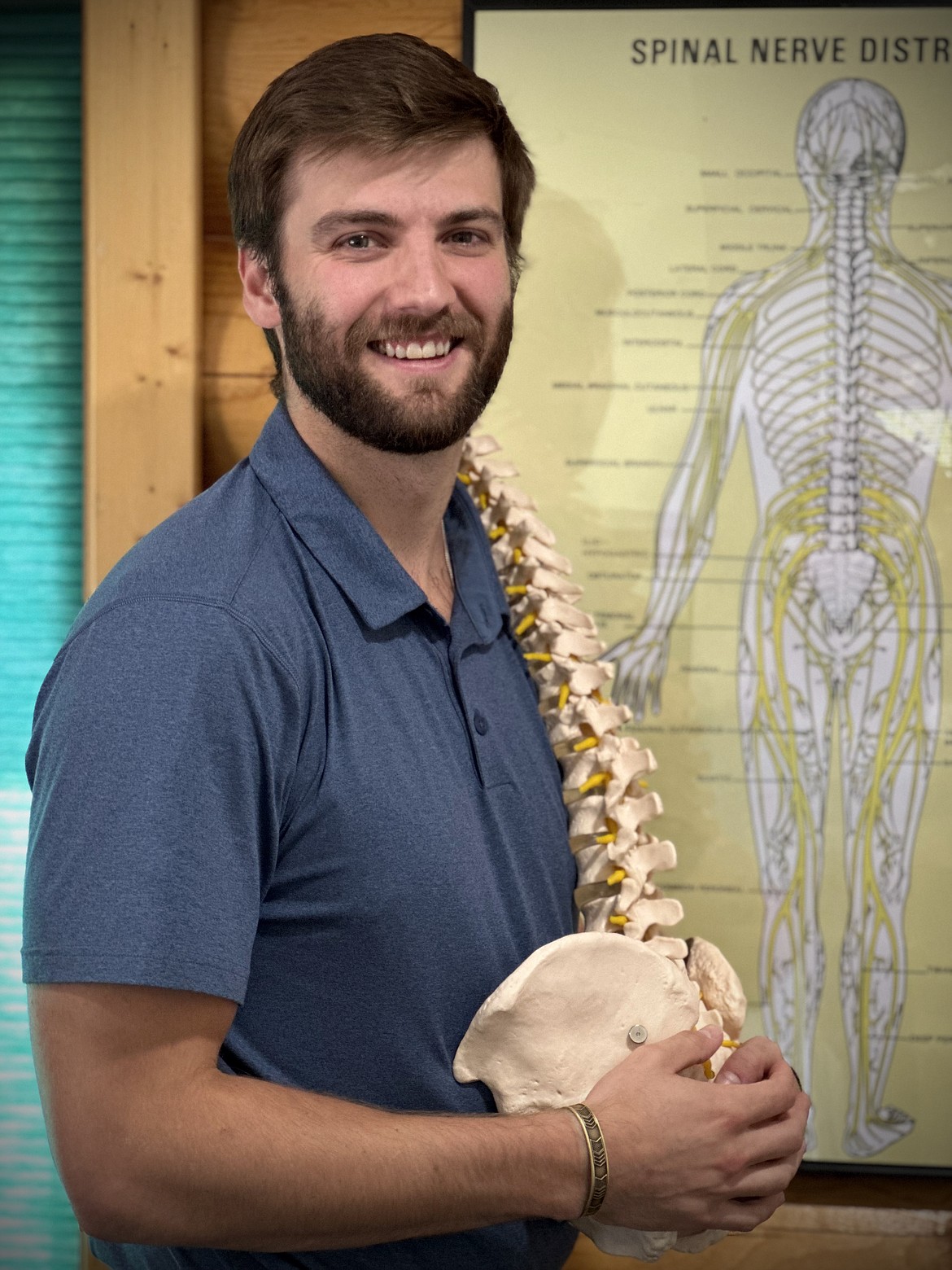 Isaac Martel has returned home to open Bigfork Family Chiropractic and serve as an assistant coach with the Valkyries basketball tea. (Jeremy Weber/Bigfork Eagle)