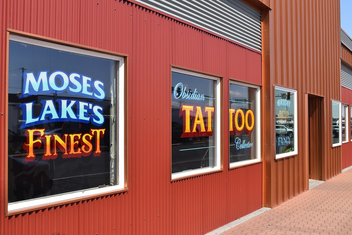 Obsidian Tattoo Collective is located at 120 E Broadway Ave Suite B in Moses Lake.