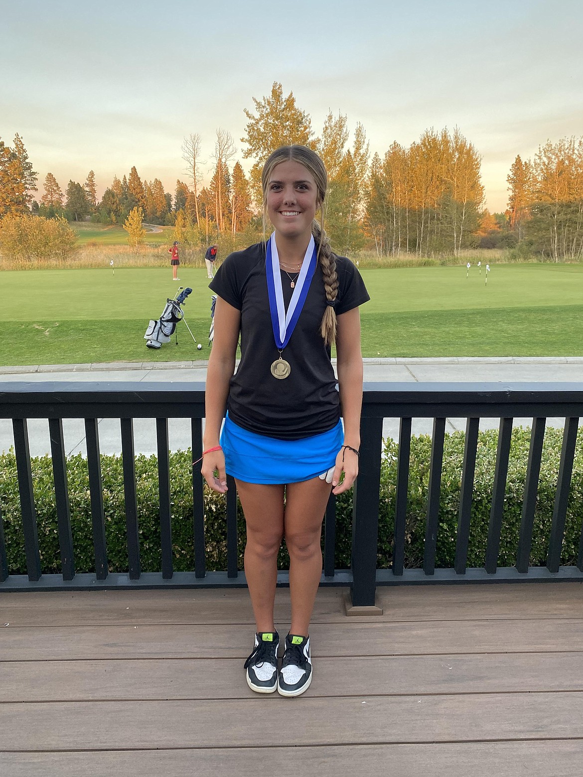 Courtesy photo
Coeur d'Alene High sophomore Sophia Vignale won girls medalist honors after shooting a 75 during Thursday's Dizzy Bird Invitational at Circling Raven Golf Club.
