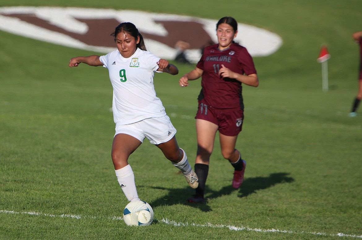 Quincy junior Crystal Vargas (9) is one of four returning players for the Jacks who received all-league honors in the Caribou Trail League last season.