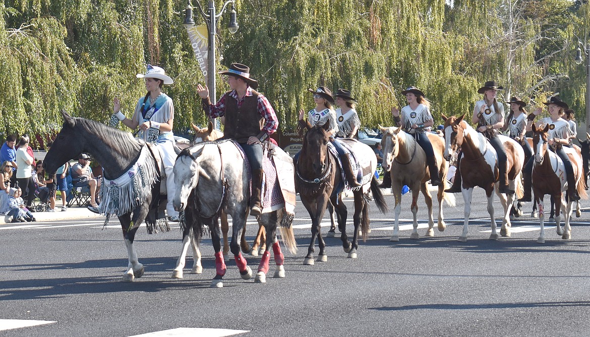 Row upon row of riders clip-clop their way down Main Street for the annual Othello Parade Saturday.