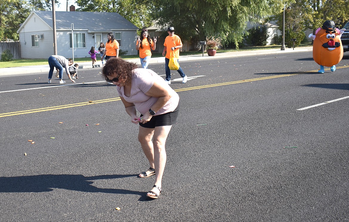 Chrissy Hernandez, who lives in Kennewick but grew up in Othello, shows that people never really outgrow parade candy.