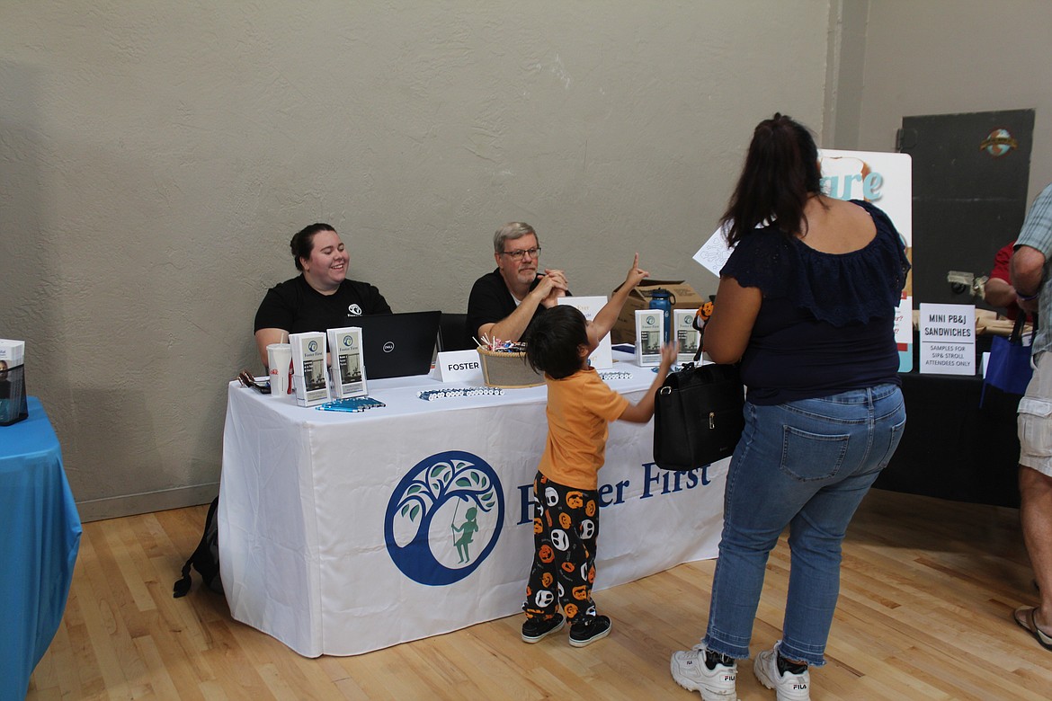 Many different kinds of nonprofit organizations set up information booths at the 2023 Care Fair.