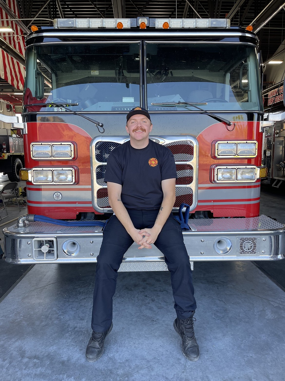 Firefighter/EMT Blake Fuller, who was hired Aug. 12, is the newest member of Grant County Fire District 8, according to an announcement from the district. Fuller joined an Explorer post when he was 18 and went through his first fire academy at 19, the district wrote. He volunteered with GCFD 3 for a year and spent three years with an ambulance company on the west side before moving to Quincy in 2022.