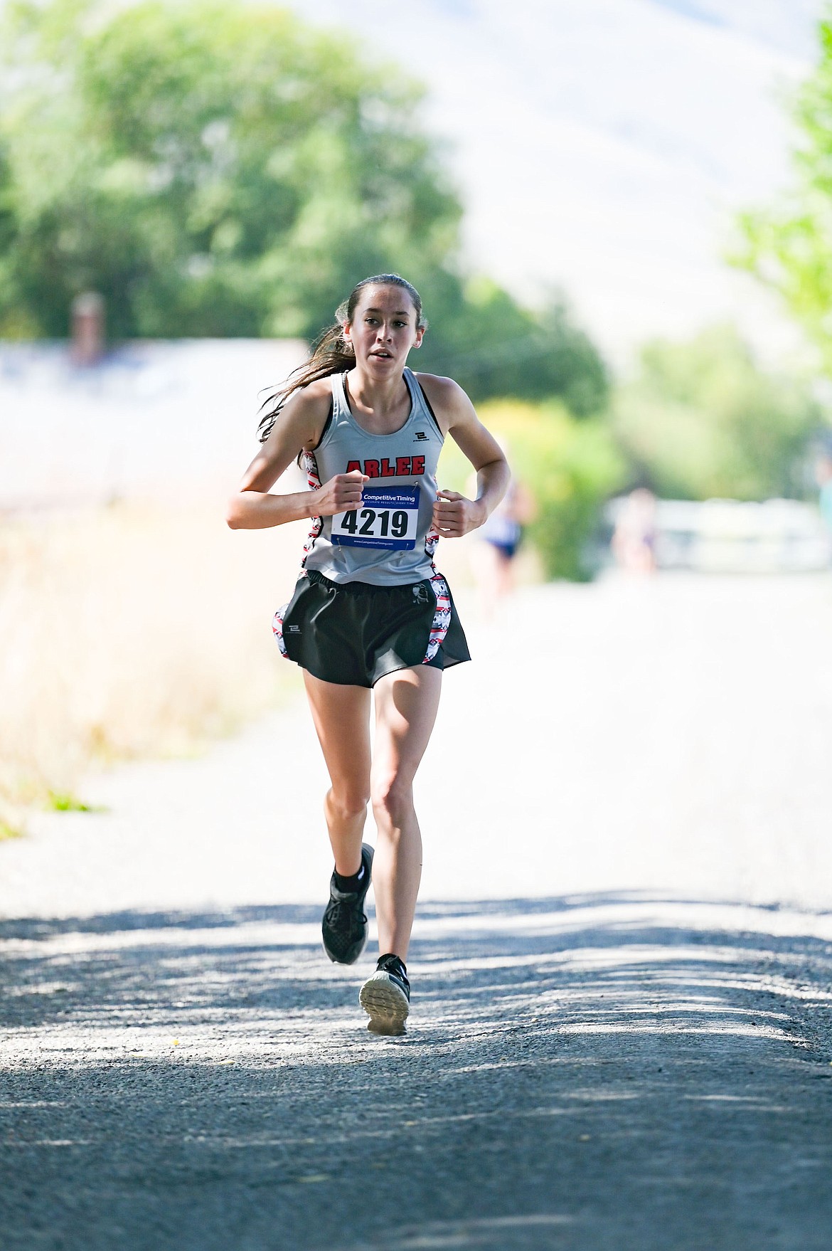 Arlee's Anola Naugle finished fourth in both the Mission Cross Country Invite and the Wilderness Run in Libby. (Christa Umphrey photo)