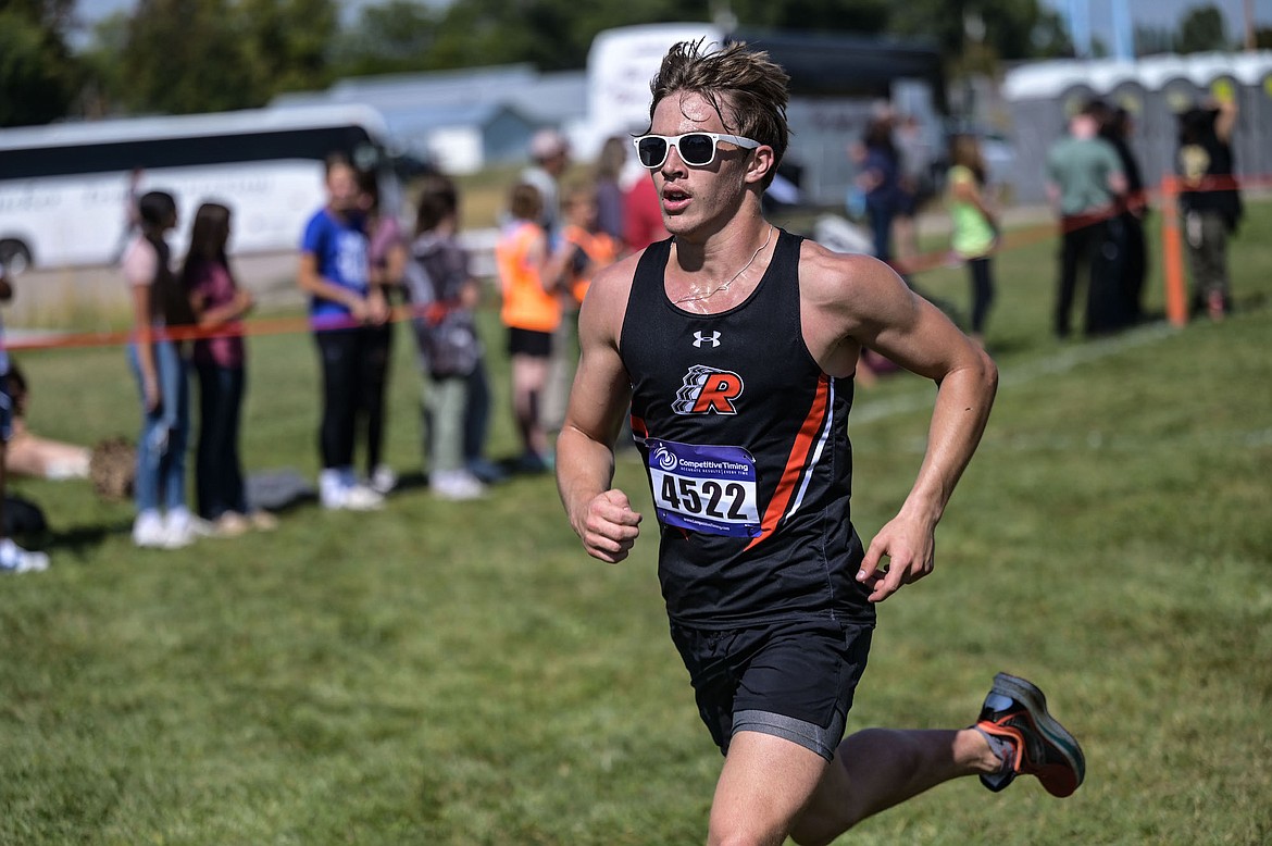 Ronan's Koda King hits his stride during last Tuesday's Mission XC Invite. (Christa Umphrey photo)