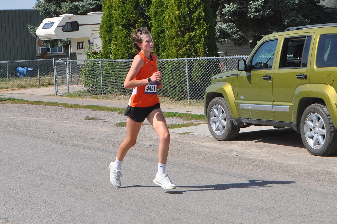 Plains freshman Marina Tulloch placed second in the Mission Invitational cross country meet last week in St. Ignatius. (Courtesy photo)