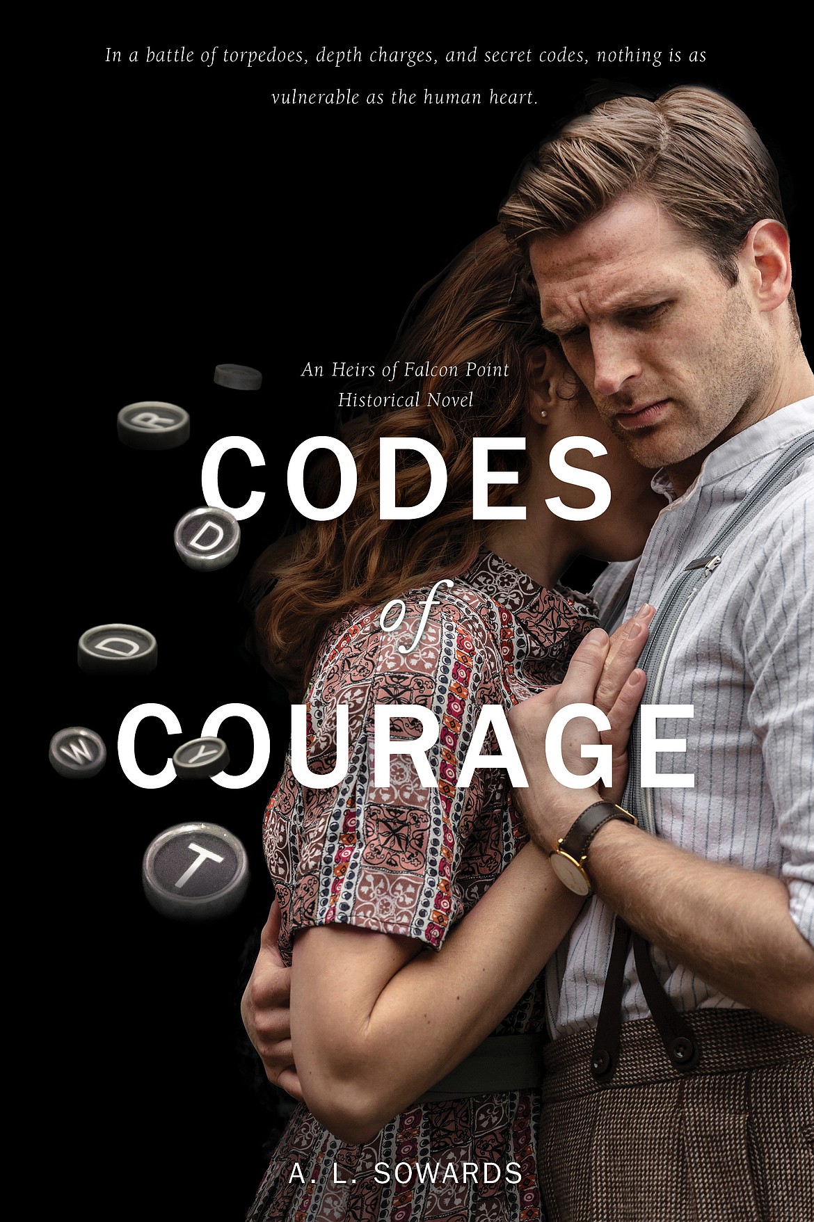 The cover of A.L. Sowards’ forthcoming book “Codes of Courage,” due out in October. The novel deals with the British government’s World War II codebreaking center, a facility so secret its existence was only made public in the 1970s.