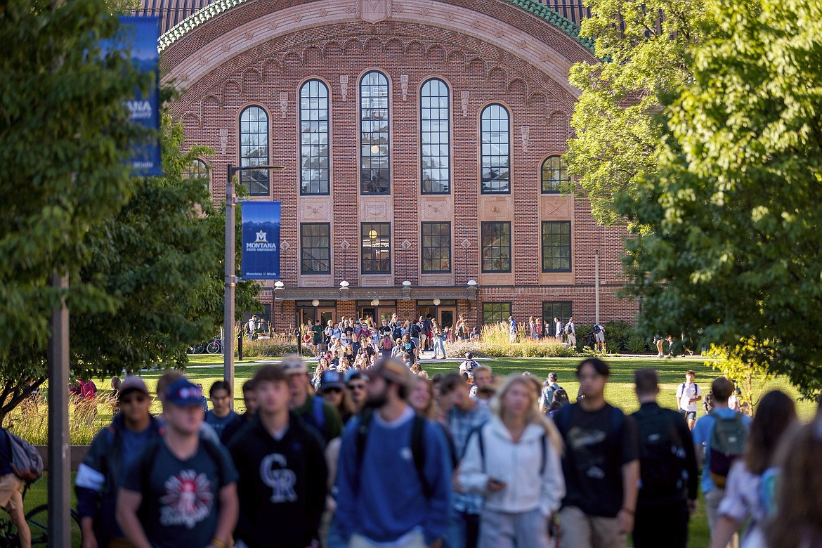 Montana State University’s fall student enrollment is the largest in its 130-year history, with 16,978 students attending classes this fall semester. (Marcus Cravens/MSU Photo)