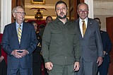 Zelenskyy delivers upbeat message to US lawmakers on war progress as some Republican support softens
