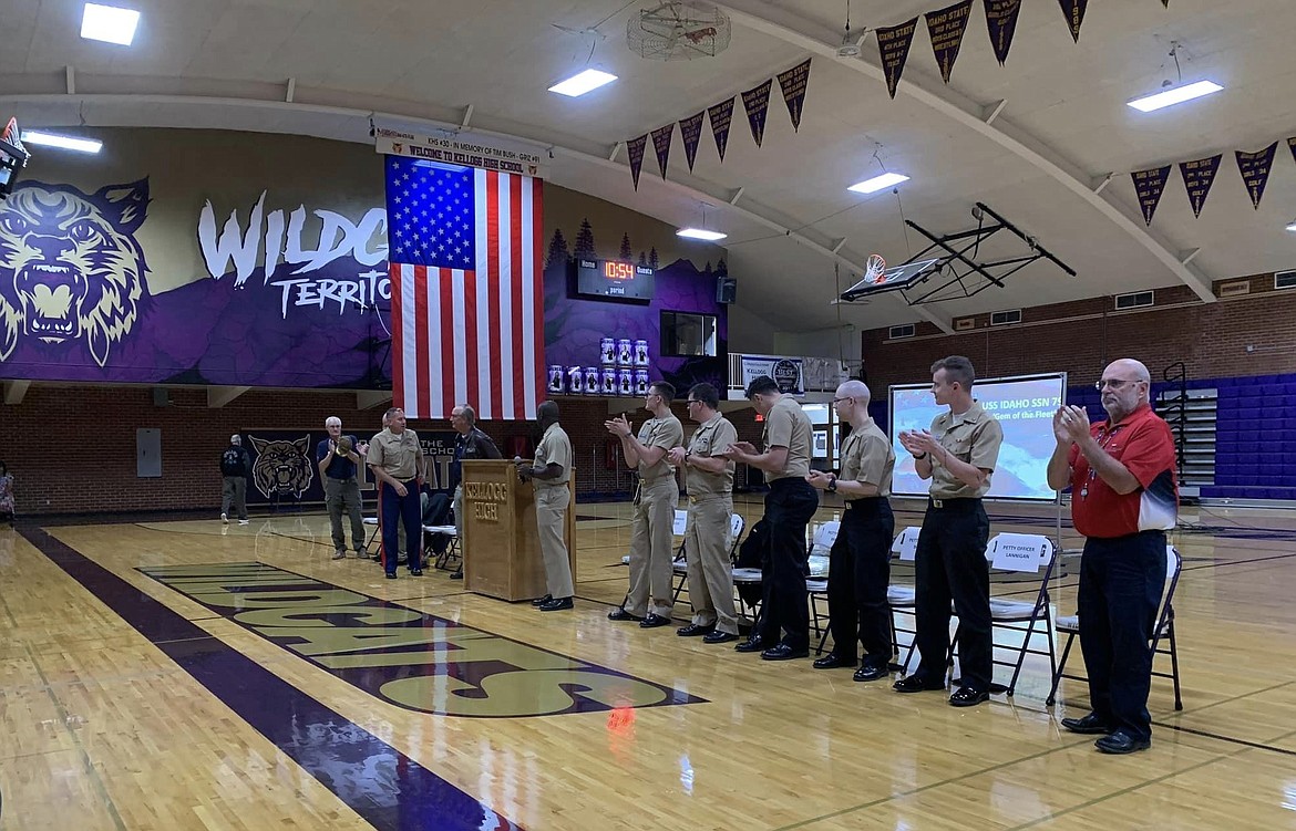 USS Idaho crew visits Kellogg High School | Coeur d'Alene Press