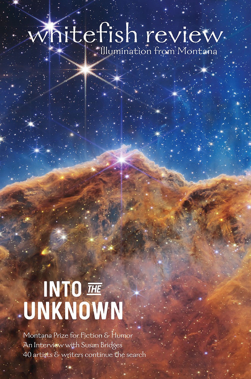 Cover of Whitefish Review's "Into the Unknown."