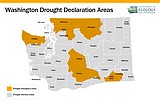 Drought impacts a dozen Washington counties