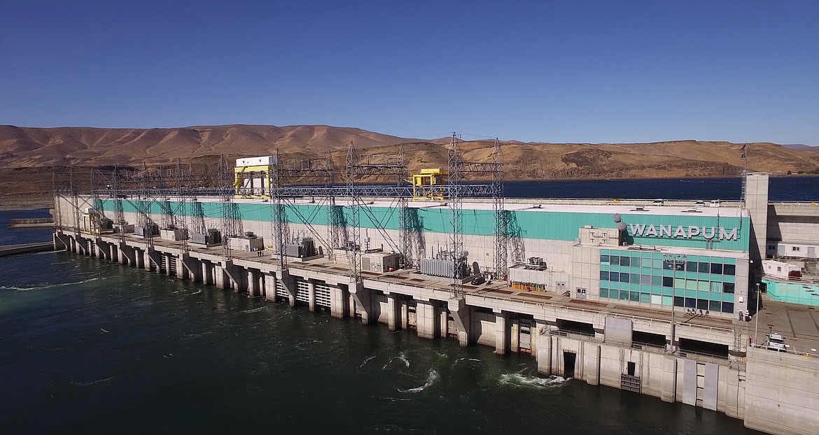 Grant County Public Utility District officials will review the proposed 2024 budget for PUD customers at a series of public hearings next week. Wanapum Dam, one of the district’s facilities, is pictured.