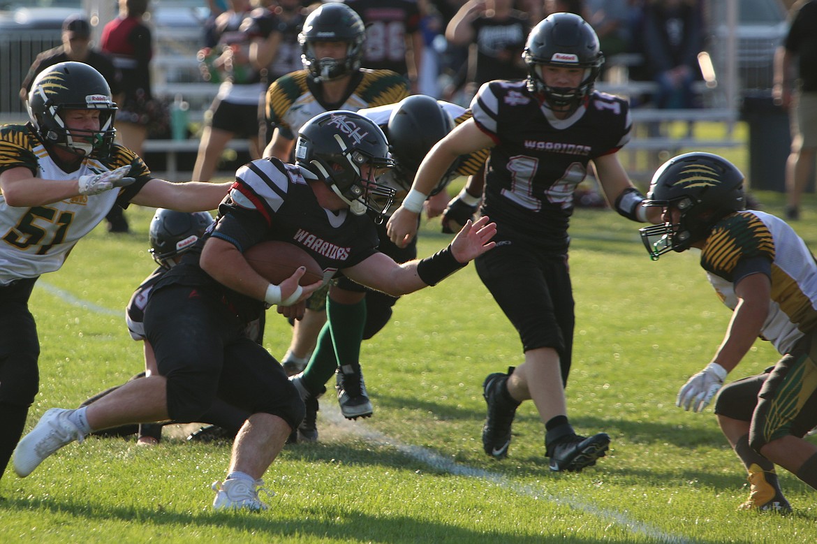 The Warriors scored 28 points in the second half of Friday night’s 44-18 home win over Inchelium.