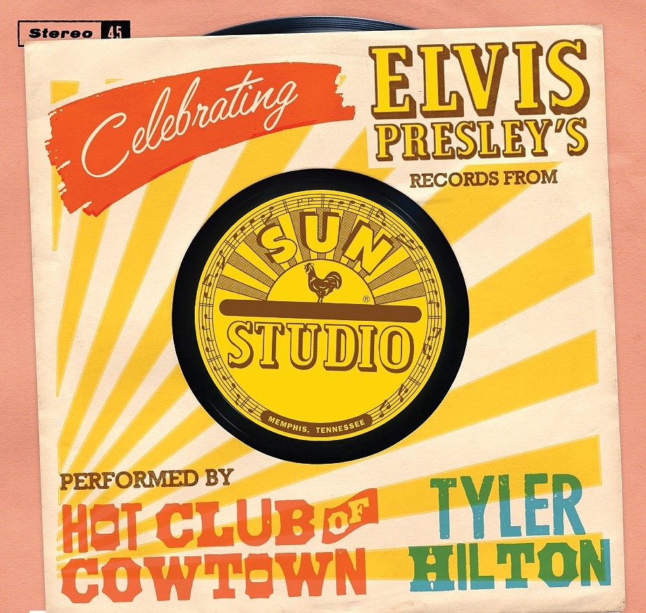 Tyler Hilton teams up with string trio, Hot Club of Cowtown, to perform Elvis Presley's early hits from Sun Studio April 21, 2024, at the Wachholz College Center in Kalispell. (Courtesy image)