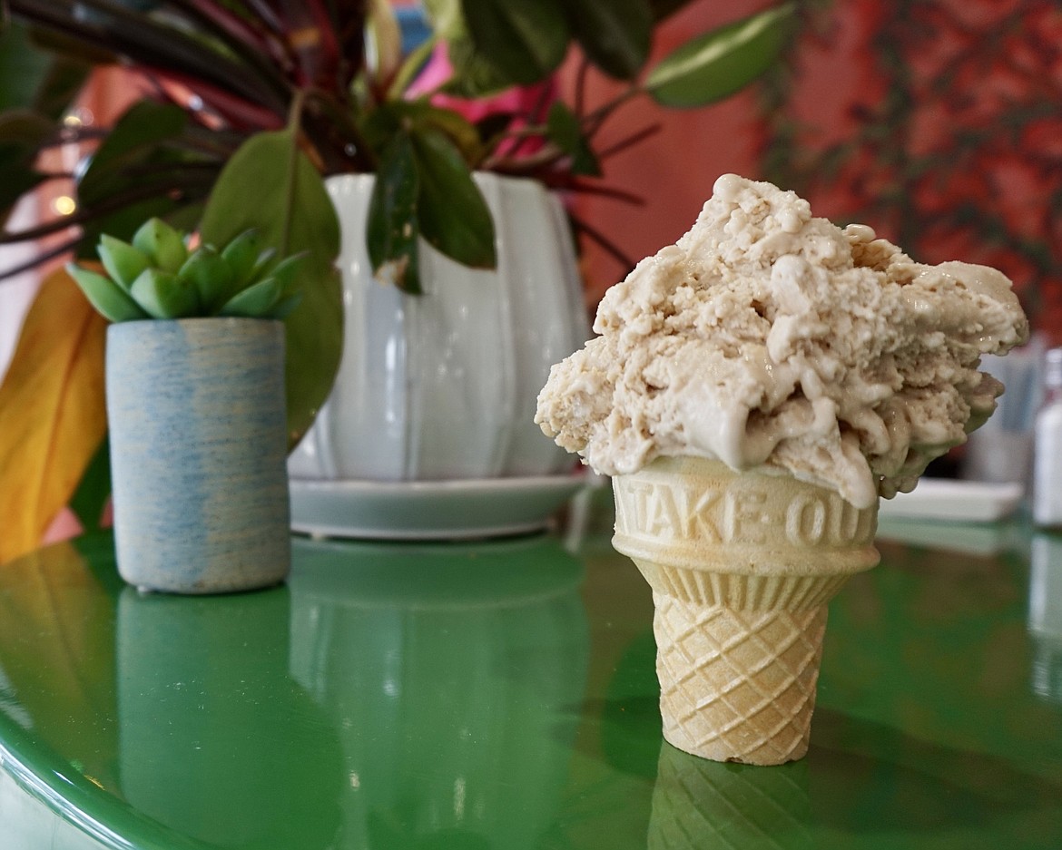 The hazelnut gelato at Huck’s Place in Whitefish. (Summer Zalesky/Daily Inter Lake)