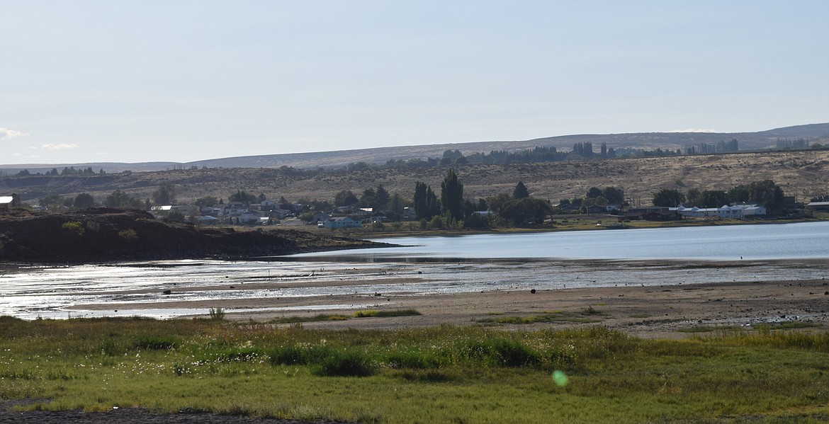 The town of Soap Lake lies against the south edge of Soap Lake. U.S. Bureau of Reclamation Ephrata Field Office Deputy Manager Clyde Lay said that the Bureau has not artificially propped up Soap Lake’s water level since the 1950s.