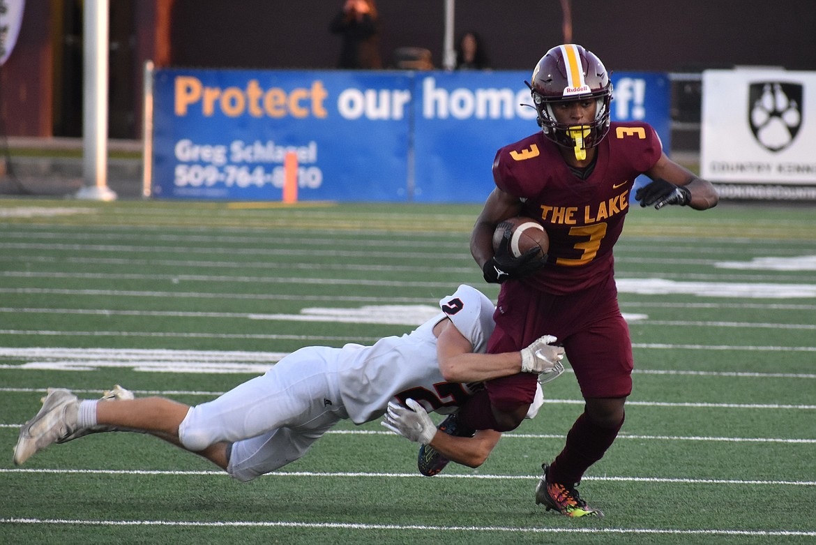 Moses Lake receiver Joel Middleton (3) leads the Mavs in receiving yards with 479.