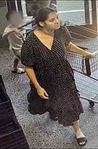 The Spokane Police Department is looking for this woman in connection to several thefts in the area.