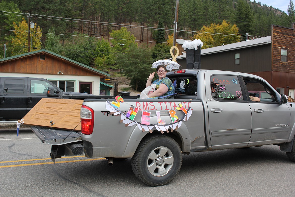 A creative float in the Alberton homecoming parade. (Monte Turner/Mineral Independent)