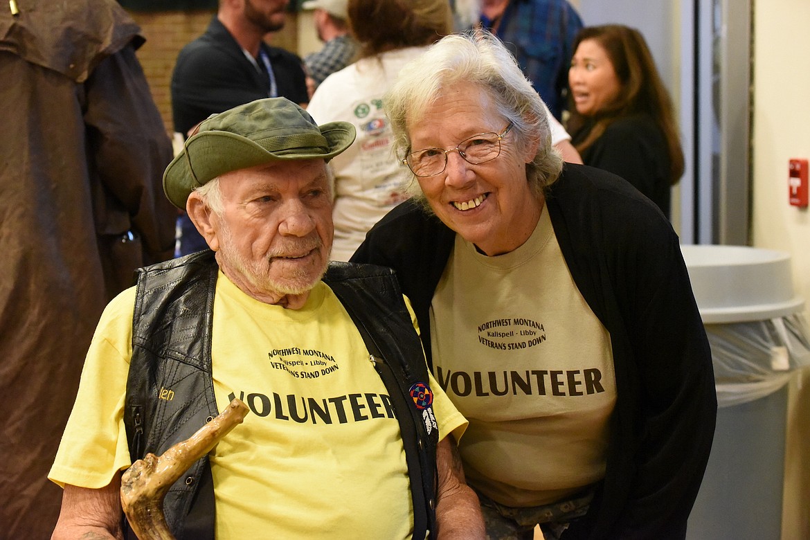 Allen and Linda Erickson have run the Northwest Montana Veterans Stand Down since 2000. (Scott Shindledecker/The Western News)