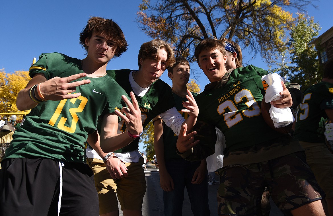 The Whitefish High School homecoming parade makes its way through town on Friday, Oct. 6, 2023. (Matt Baldwin/Whitefish Pilot)