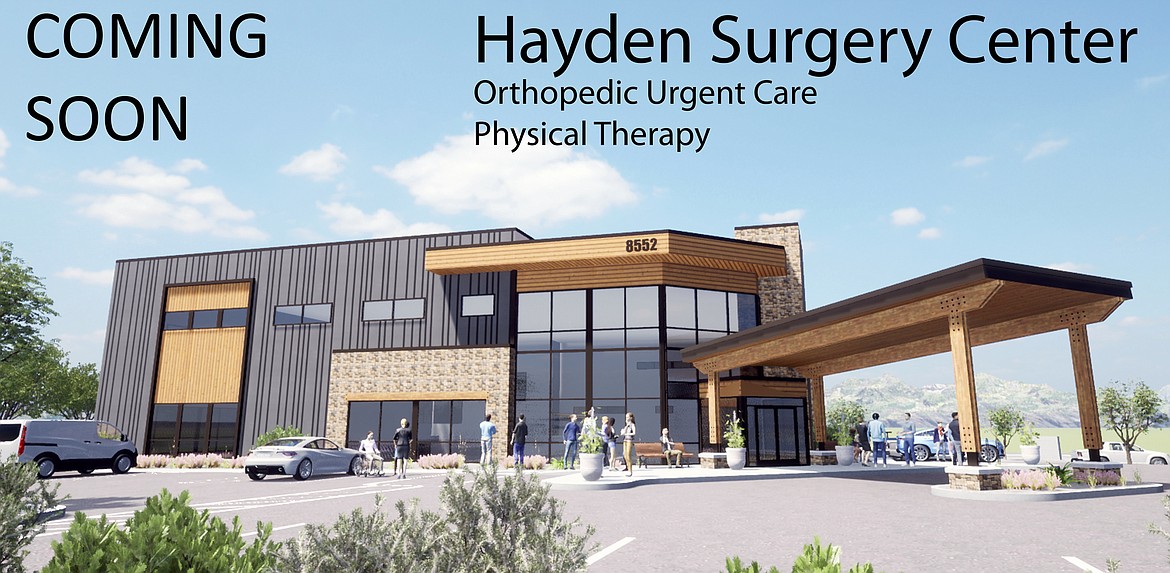 A rendering of Hayden Surgery Center at 8552 Government Way in Coeur d'Alene.