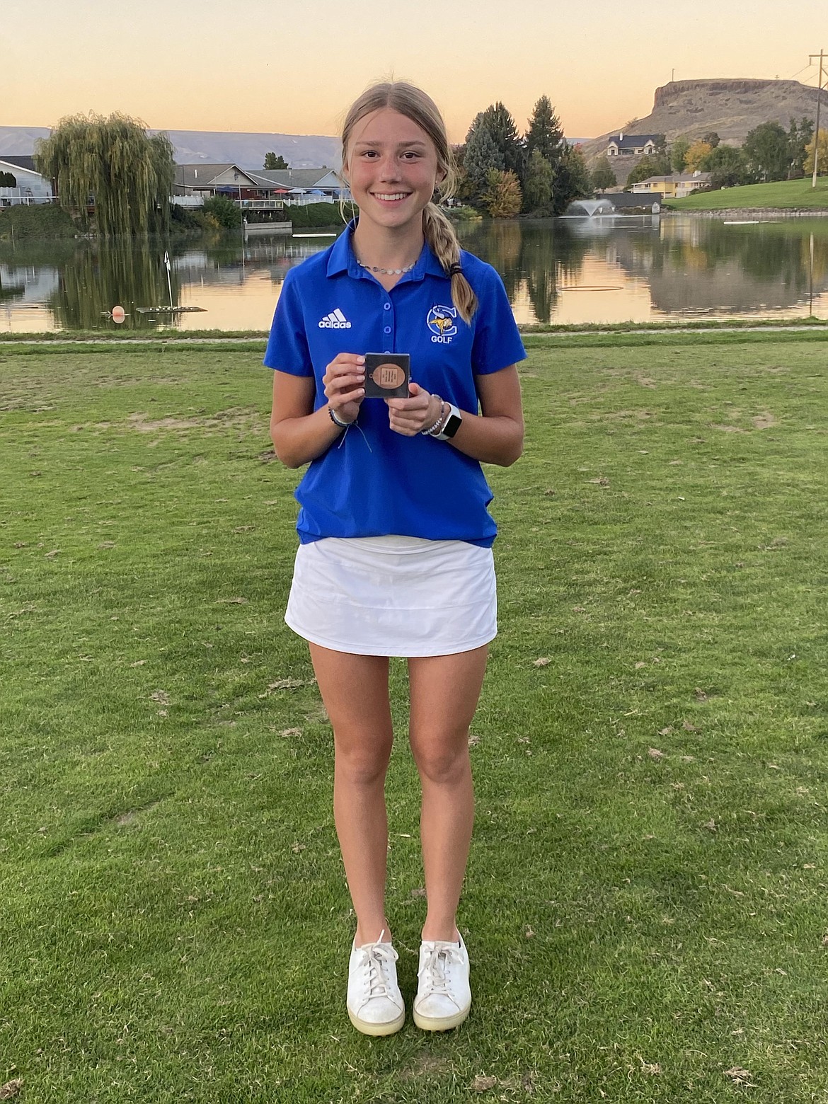 Courtesy photo
Coeur d'Alene High sophomore Stella Dietz finished eighth in the state 5A golf tournament at Lewiston Country Club on Saturday.