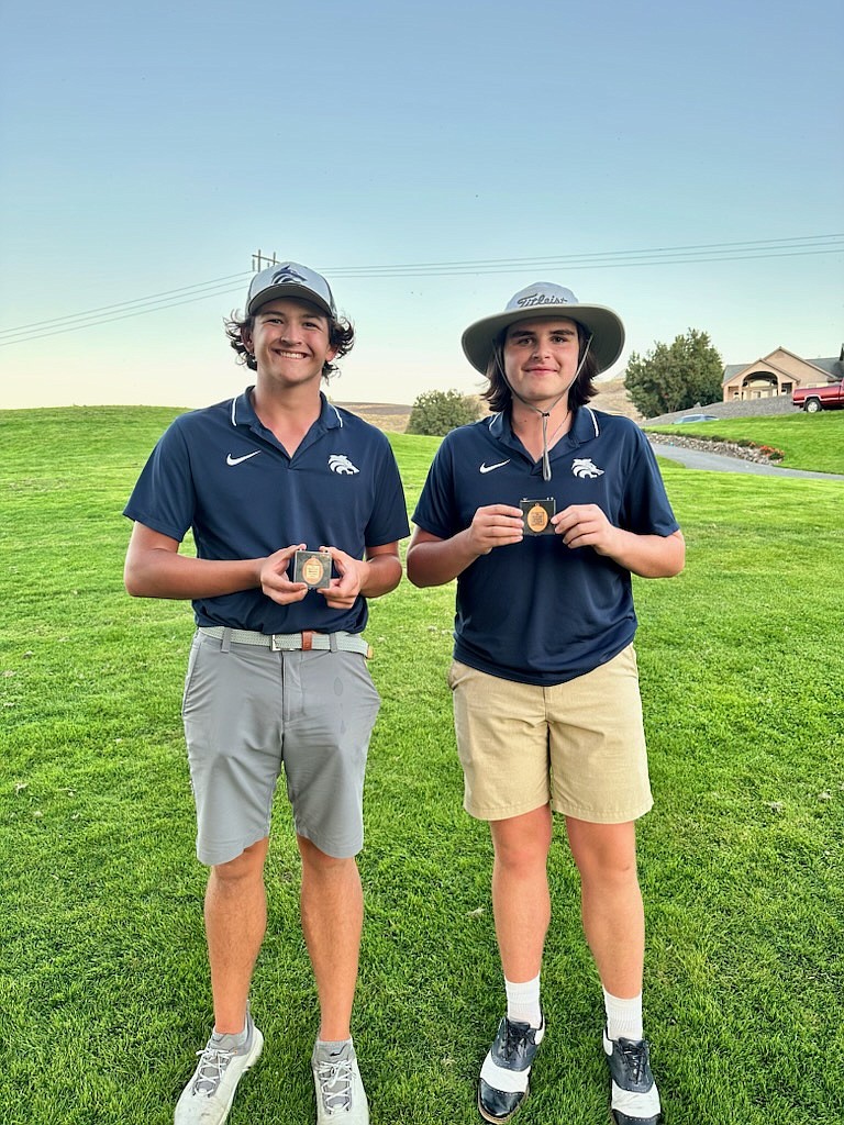 Courtesy photo
Lake City senior Max Hosfeld (seventh) and freshman Trey Lambert (fourth) finished in the top 10 of the state 5A golf tournament at Lewiston Country Club on Saturday.