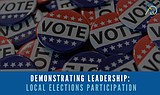 Demonstrating leadership: Local elections participation