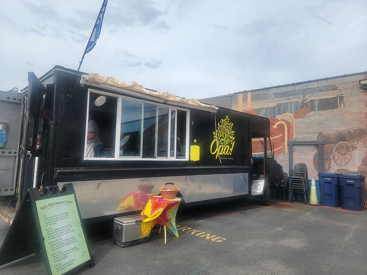 Adia Burton's Greek food truck, Opa!.