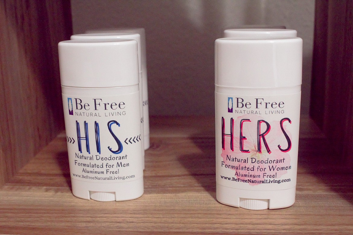 Natural deodorants for him and her at Be Free Natural Living.