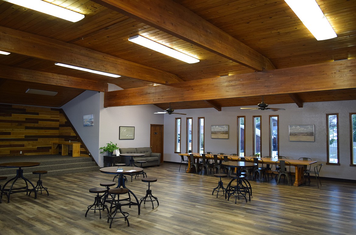 Lighthouse Café’s main room, pictured, where the cafe serves food and drinks, is just one area of the cafe building that can be used for hosting students and various programs the cafe offers.