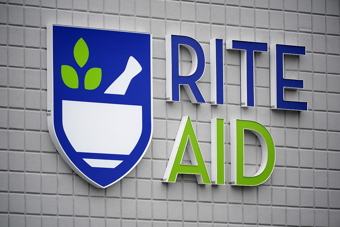This photo shows a sign of Rite Aid on its store in Pittsburgh on Jan. 23, 2023. Rite Aid, a major U.S. pharmacy chain, said Sunday, Oct. 15, that it has filed for bankruptcy as part of its effort to restructure its finances. (AP Photo/Gene J. Puskar, File)