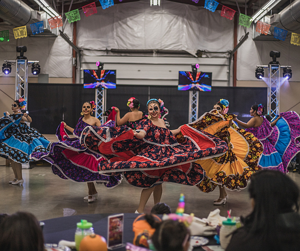 Dancers perform at last year’s Moravida Festival. This year’s festival will again feature multiple Hispanic dance groups and live music and dance performances throughout the event.