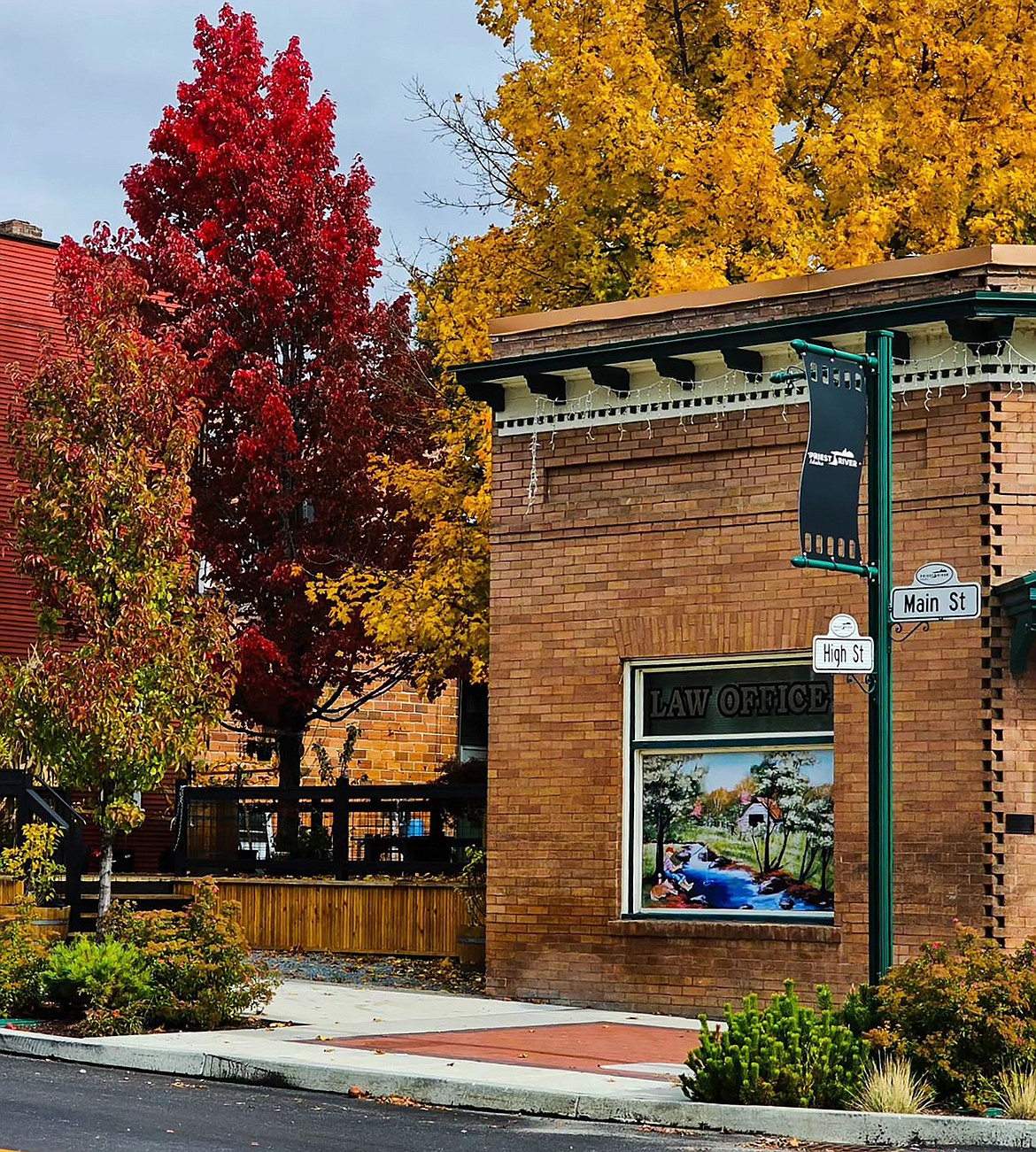 Marilyn Moseley shared this Best Shot taken of downtown Priest River earlier this fall. Moseley shared the photo in response to a Daily Bee Facebook post asking readers to share their favorite recent photo. If you have a photo that you took that you would like to see run as a Best Shot or I Took The Bee send it to the Bonner County Daily Bee, P.O. Box 159, Sandpoint, Idaho, 83864; or drop them off at 310 Church St., Sandpoint. You may also email your pictures to the Bonner County Daily Bee along with your name, caption information, hometown, and phone number to news@bonnercountydailybee.com.