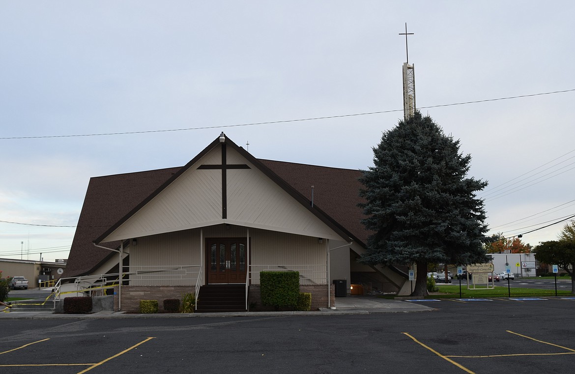 Sacred Heart Catholic Church, pictured, where the Old Hotel Art Gallery’s annual benefit auction will be held this Saturday. Doors open at 5:30 p.m. The church is located at 616 E. Juniper St. in Othello.