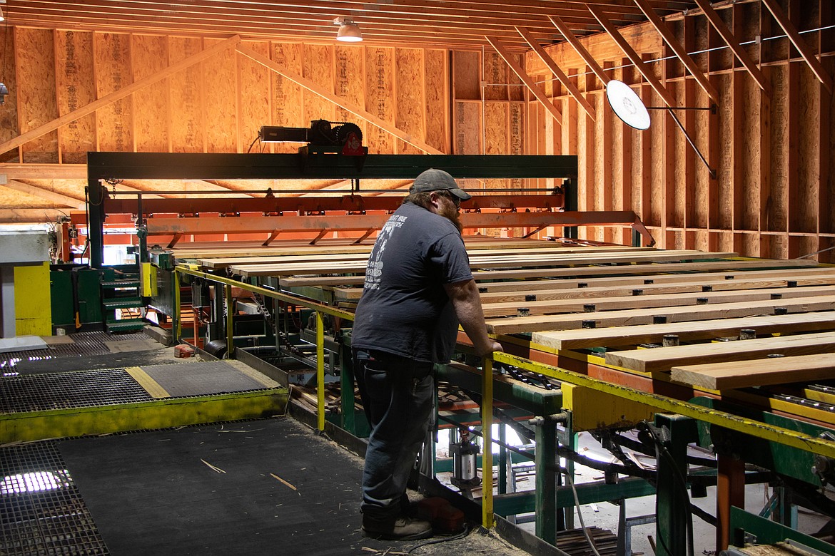 The F.H. Stoltze Land and Lumber mill, located between Columbia Falls and Whitefish, processes timber from logging projects. (Kate Heston/Daily Inter Lake)