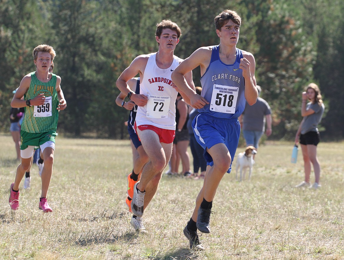 Clark Fork's Westin Caven competes at an invitational held at Farragut State Park earlier this year.