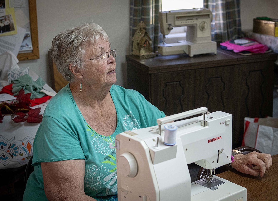 Judy Stephens is a longtime member of the group Stitch in Time and a retired school teacher from the Paradise School. (Tracy Scott/Valley Press)