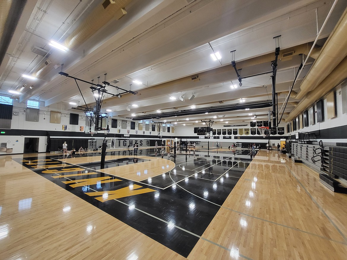 The Royal High School gym, which Superintendent Roger Trail described as the crown jewel of the construction project.