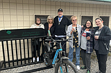 New bike rack memorializes shooting victim