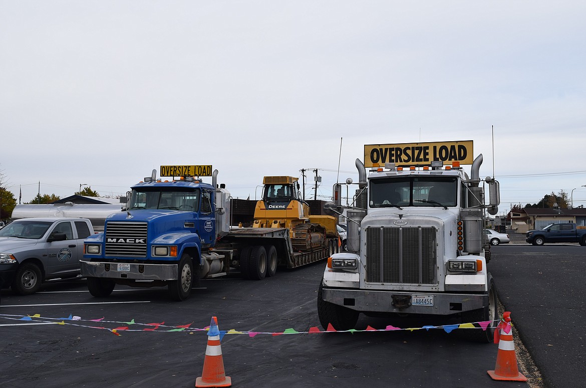 Several organizations brought commercial vehicles and equipment to exhibit at the Othello Career Showcase at Othello High School Tuesday.