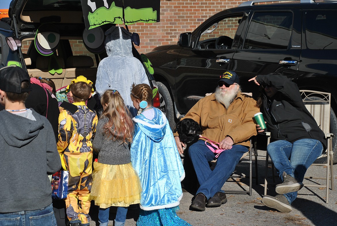 One trunk or treat vehicle provided greatly appreciated knitted hats, perfect for an exceptionally cold October day.(Mineral Independent/Amy Quinlivan)